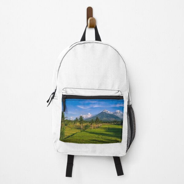 Item preview, Mayon Volcano with Rice field and coconut tree designed and sold by Pabalonshop.