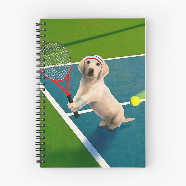Item preview, Golden Retriever Dog Playing Tennis designed and sold by SkylerJHill.