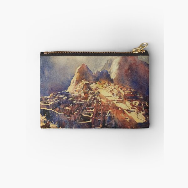 Item preview, Watercolor painting of Machu Picchu Incan ruins- Peru designed and sold by rfoxphoto.