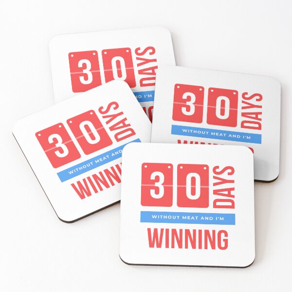 Item preview, 30 days Without Meat and I am winning designed and sold by westenfield.