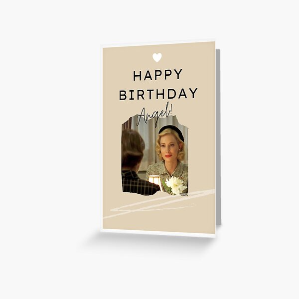 Carol Birthday Card Greeting Card