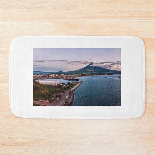 Item preview, Mayon Volcano and Legazpi City Port Albay Philippines designed and sold by Pabalonshop.