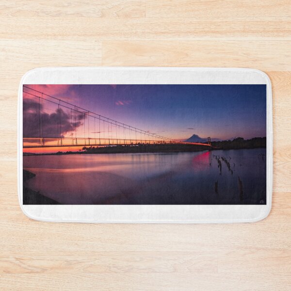 Item preview, Mayon Volcano with a bridge and river refection  designed and sold by Pabalonshop.