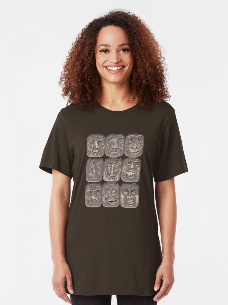 Alternate view of Lid Faces Slim Fit T-Shirt