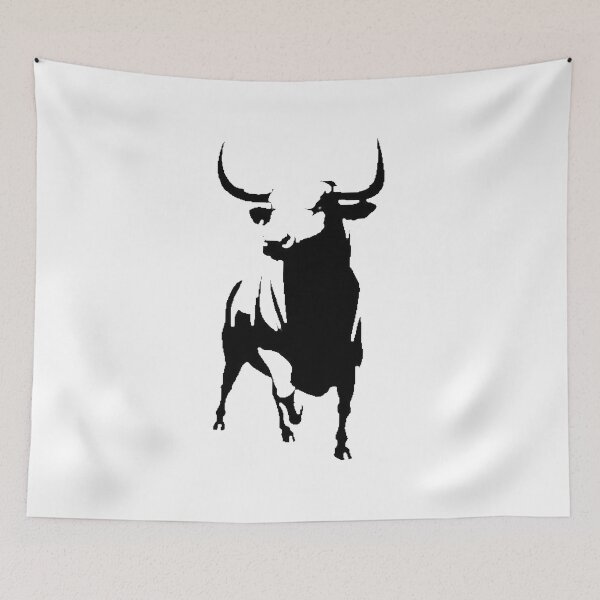 Item preview, strong black and white bull designed and sold by Alma fortalecida1.