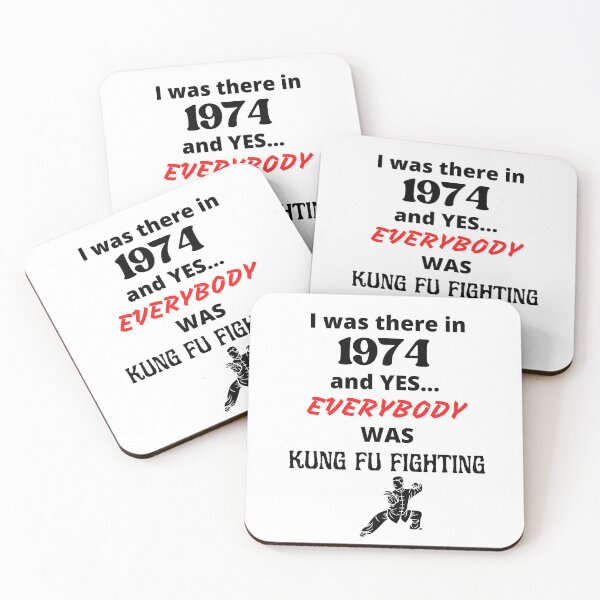 Item preview, I Was There Everybody Was Kung Fu Fighting Black and Red Letters designed and sold by podguy.