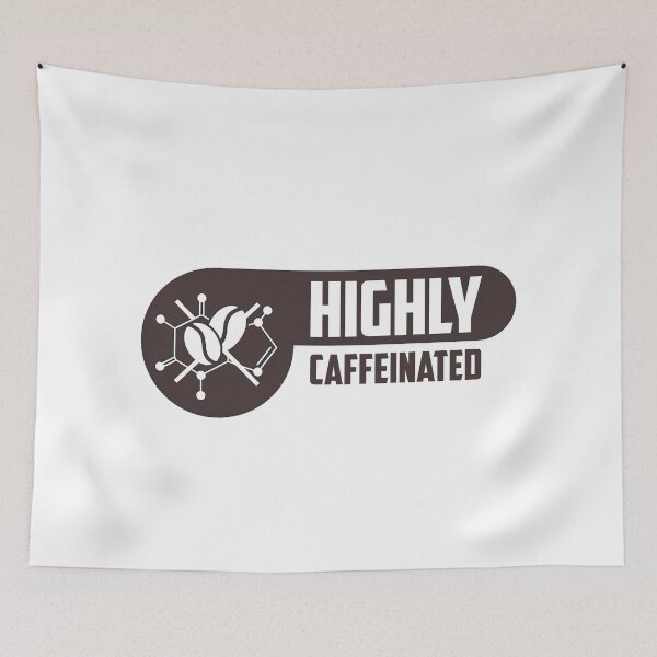 Item preview, Highly Caffeinated, Molecular Cell Structure of Caffeinated designed and sold by graphic-genie.