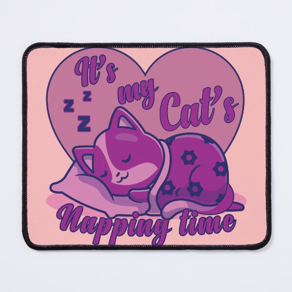 Item preview, It's My Cat's Napping Time - Cat Is Napping - Napping Cat - Cute Cat Napping - Cat Lover designed and sold by designerpriti.