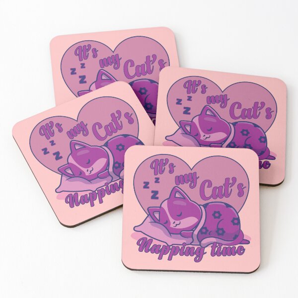 Item preview, It's My Cat's Napping Time - Cat Is Napping - Napping Cat - Cute Cat Napping - Cat Lover designed and sold by designerpriti.