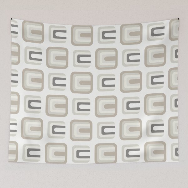 Item preview, Fyrkant, Iconic Retro Geometric Square Pattern designed and sold by BesanoStyle.