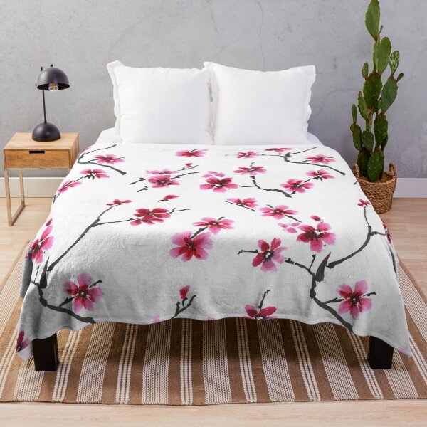 Item preview, Blooming Sakura Flower Pattern designed and sold by GL Digital Artwork .