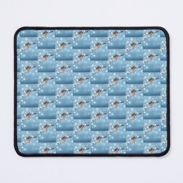 Item preview, Enjoying Winter- Snow Bunting on a branch designed and sold by Midnightviera.