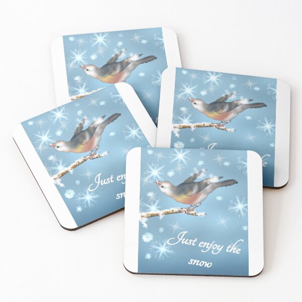 Item preview, Enjoy snowy days- Wild Life Winter Birds designed and sold by Midnightviera.