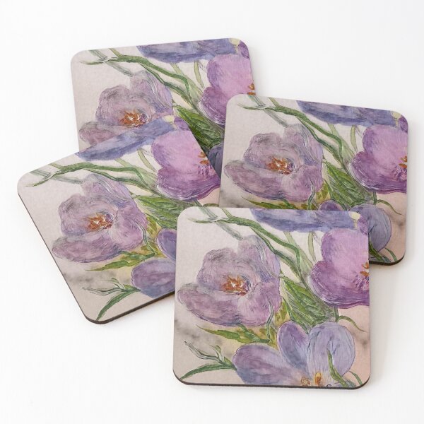 Item preview, Lavender and Blue Flowers designed and sold by EloiseArt.