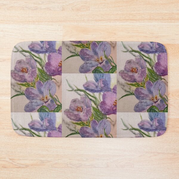 Item preview, Lavender and Blue Flowers designed and sold by EloiseArt.