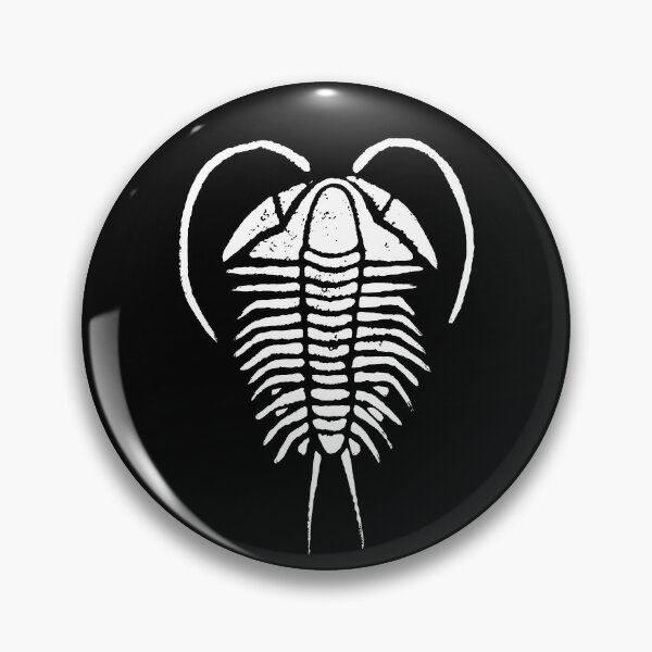 Item preview, Trilobite block print (white) designed and sold by totes-eukaryote.