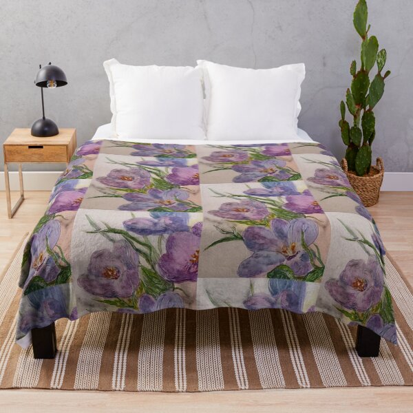 Item preview, Lavender and Blue Flowers designed and sold by EloiseArt.