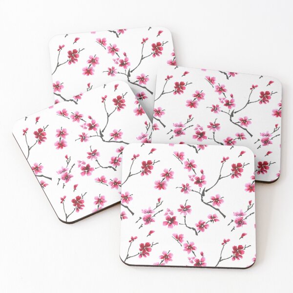 Item preview, Blooming Sakura Flower Pattern designed and sold by GL Digital Artwork .