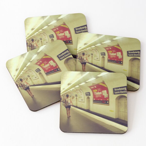 Item preview, Blurry Paris | Strasbourg Saint Denis metro station | Parisian underground designed and sold by CarolinaReina.