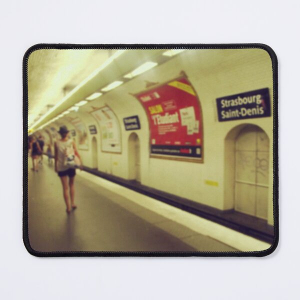 Item preview, Blurry Paris | Strasbourg Saint Denis metro station | Parisian underground designed and sold by CarolinaReina.