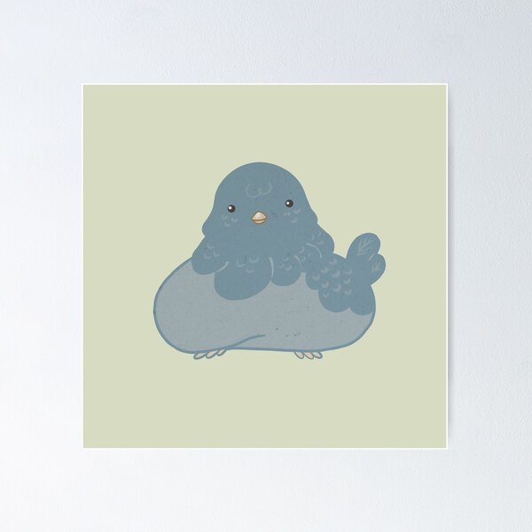 Item preview, The cutest chubby pigeon designed and sold by Handsofteal.