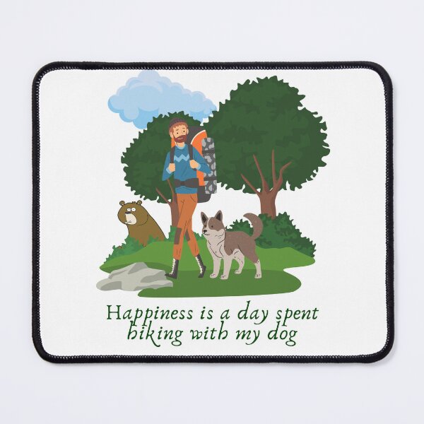 Item preview, Happiness Is A Day Spent Hiking With My Dog designed and sold by Ildar012.