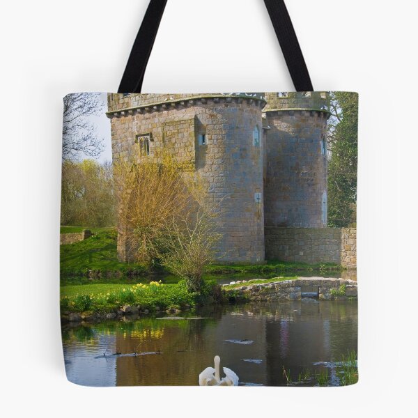 Item preview,  Este castillo en ruinas de las Marcas se encuentra a solo una milla del vasto fuerte de la Edad de Hierro de Old Oswestry. La fortificación fue originalmente un movimiento de tierras con un castillo de madera y la mayor parte de la estructura sobrevivien designed and sold by Sheila Laurens.