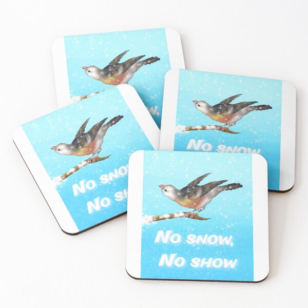 Item preview, No Snow, No Show- Cute happy Snow Bunting designed and sold by Midnightviera.