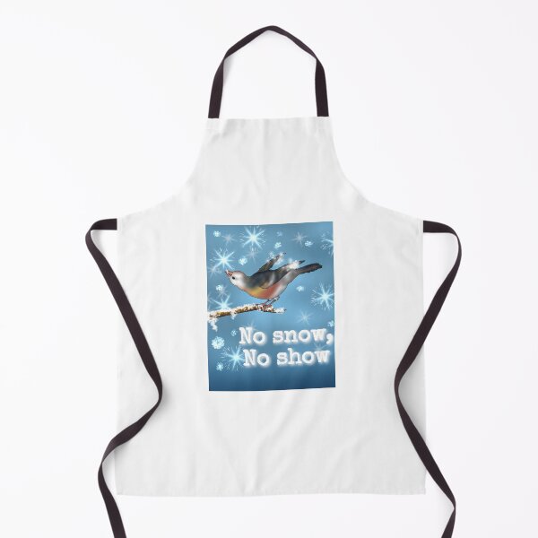 Item preview, No Snow, No Show- Energetic Snow Bunting designed and sold by Midnightviera.