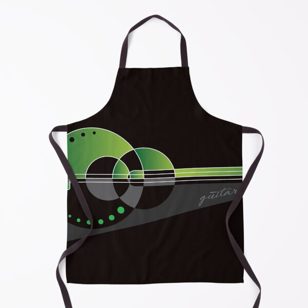 Item preview, green geometric guitar designed and sold by xavoblues.