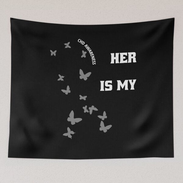 Item preview, CHD Awareness, Wear Red Her Fight Is My Fight Red Ribbon design designed and sold by Merchking1.