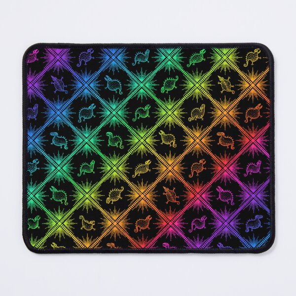 Item preview, Monster Lattice (Rainbow on black) designed and sold by Vincent Briggs.