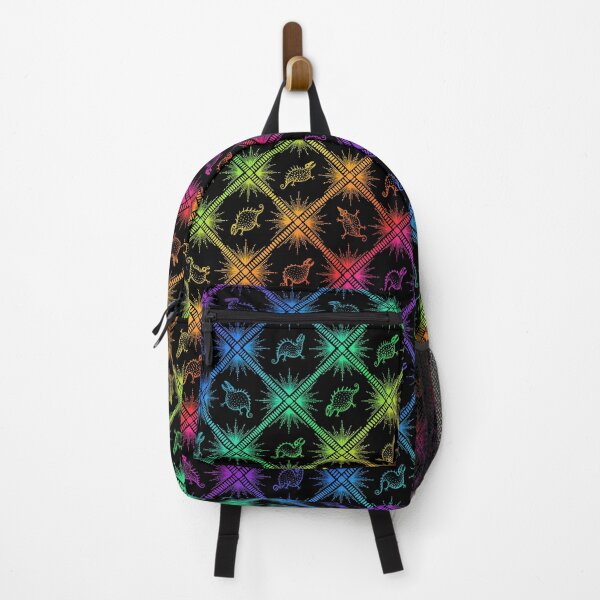 Item preview, Monster Lattice (Rainbow on black) designed and sold by Vincent Briggs.
