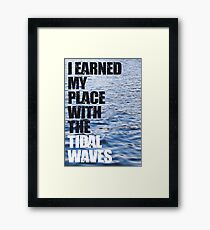 Tidal Waves Framed Print