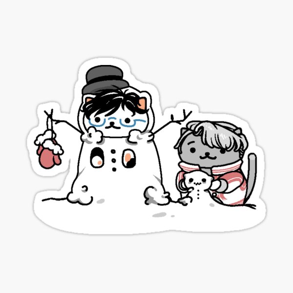Item preview, Neko Atusme on Ice: Snowcats designed and sold by kokorogue.