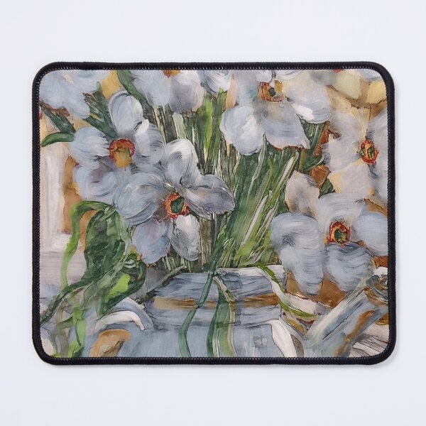 Item preview, Blue Teapot and Flowers designed and sold by EloiseArt.
