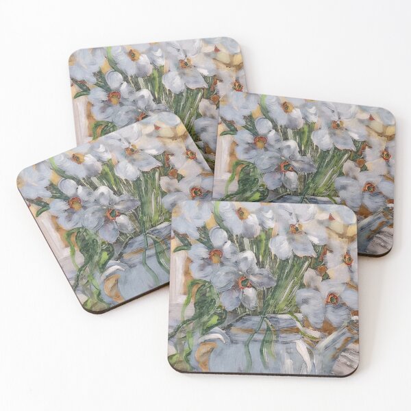 Item preview, Blue Teapot and Flowers designed and sold by EloiseArt.
