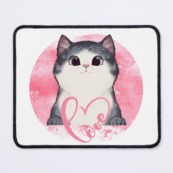 Item preview, Mi gato es mi San Valentín, lindo gato Pegatina designed and sold by Ta ~ won.