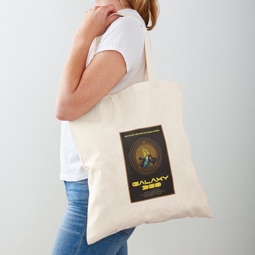 Galaxy 360 Movie Retro Poster Tote Bag