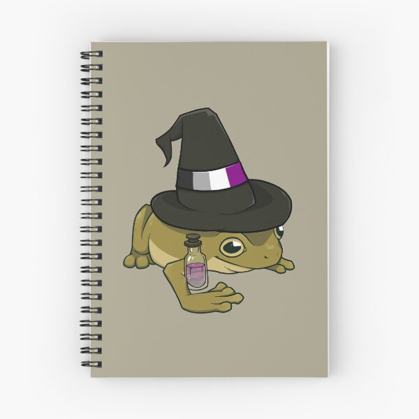 Item preview, Asexual Pride Witch Frog designed and sold by saltuurn.