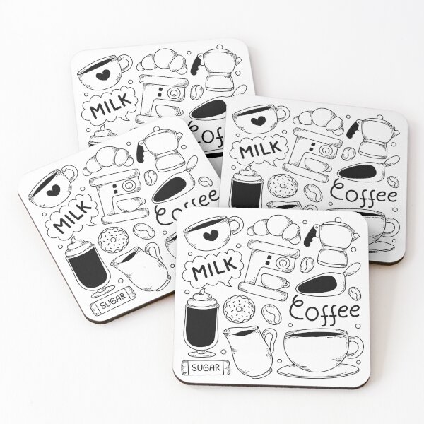 Item preview, Love coffee -- coffee lover doodle designed and sold by MagicStrawberry.