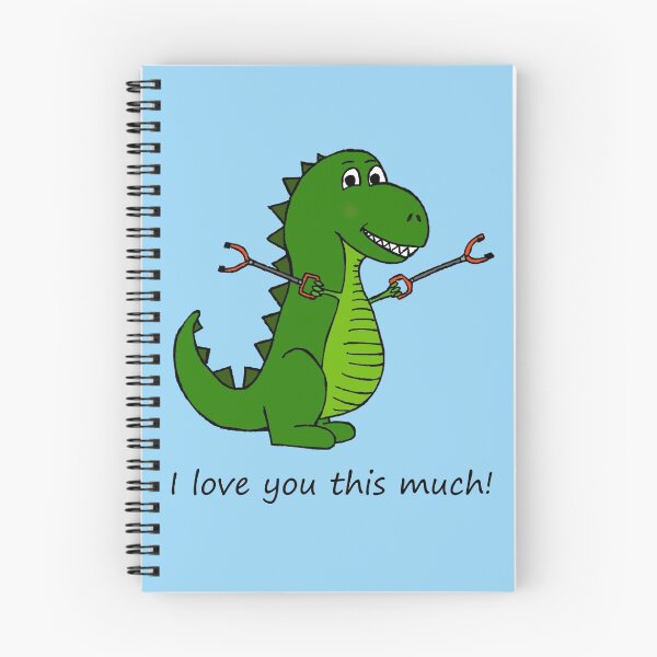 Item preview, T-Rex Dinosaur with Grabbers - I love you this much! designed and sold by Bethcentral Designs.