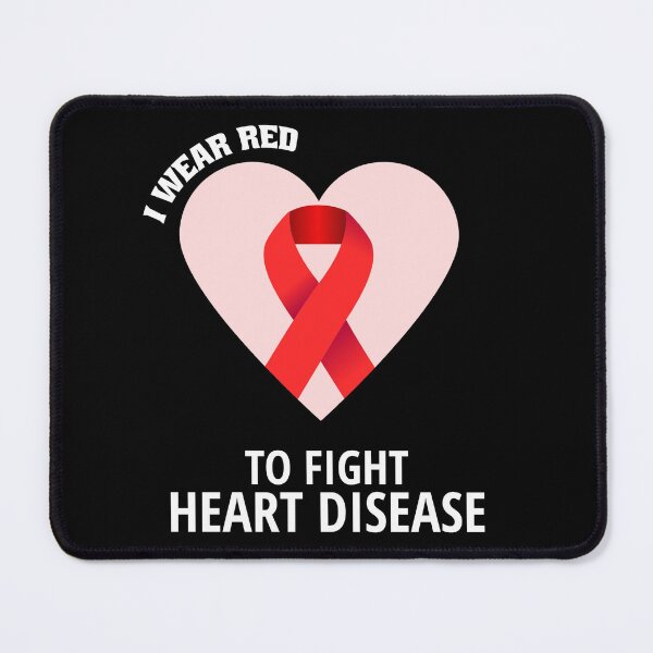 Item preview, I Wear Red To Fight Heart Disease Awareness CHD Gifts Ribbon print designed and sold by Merchking1.