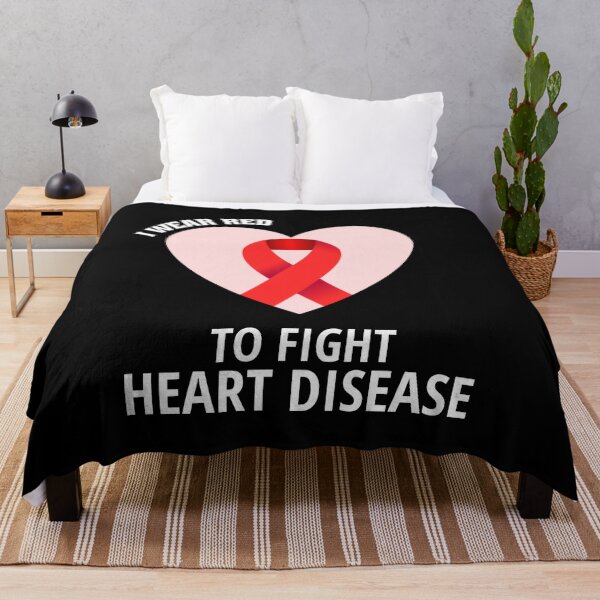 Item preview, I Wear Red To Fight Heart Disease Awareness CHD Gifts Ribbon print designed and sold by Merchking1.