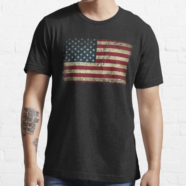 Camo American Flag Tactical Military Camouflage US Flag T-Shirt Essential  T-Shirt for Sale by MintWest