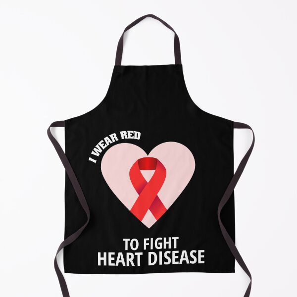 Item preview, I Wear Red To Fight Heart Disease Awareness CHD Gifts Ribbon print designed and sold by Merchking1.