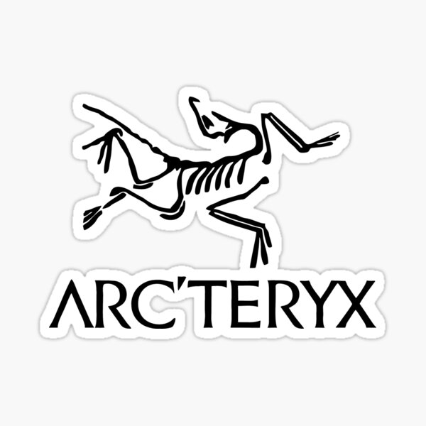 Arcteryx Authentic White Logo Sticker/Decal Outdoor Approx 7.5” 