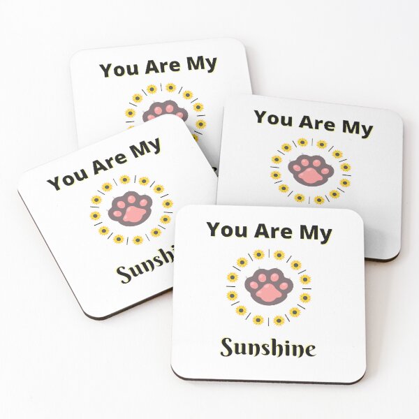 Item preview, You Are My Sunshine Cat Sunflower - funny and cute T-Shirts Quotes designed and sold by Designspot2020.