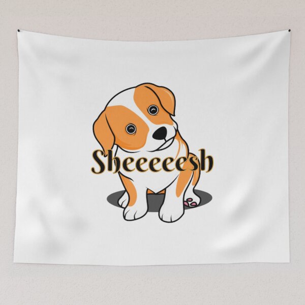 Item preview, Sheeeeesh Dog - Animal Typography designed and sold by Digitalme Designs.