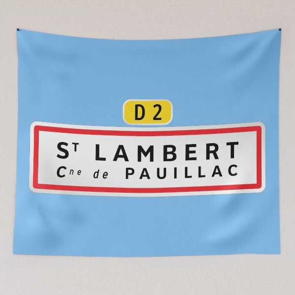 Item preview, St. Lambert, France Village Road Sign designed and sold by travelwitheric.